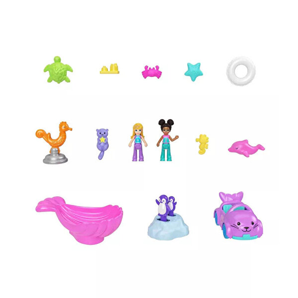 Polly Pocket Pollyville Eğlenceli Akvaryum Oyun Seti