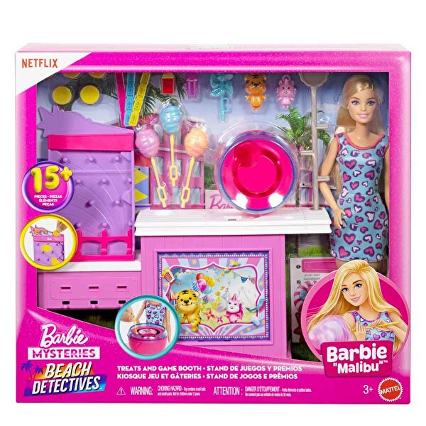 Barbie Mysteries Beach Detectives Malibu Bebek Oyun Seti JFV67