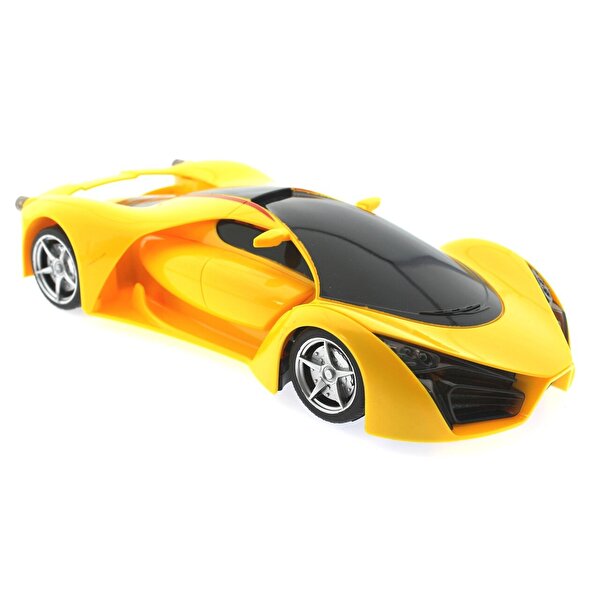 1:18 U.K Direksiyonlu Fantastik Seri B Araba Sarjlı Sarı