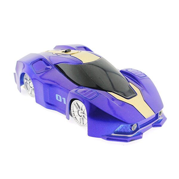 Roadmasters Duvarda Yürüyen Araba Mavi Gümüş