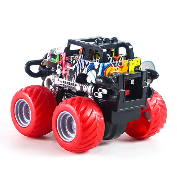 Dev Kırmızı Tekerli Minik Araç