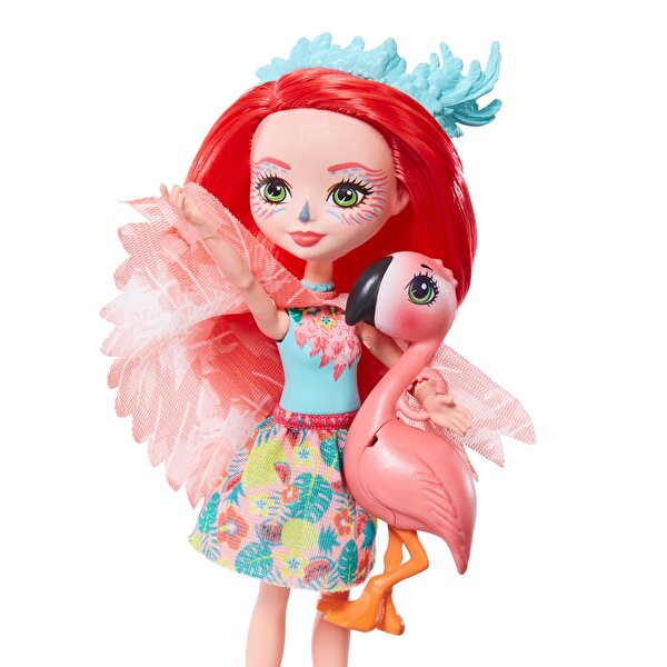 Enchantimals Popüler Karakter Bebekler Flamingo Bebek ve Slash GFN42
