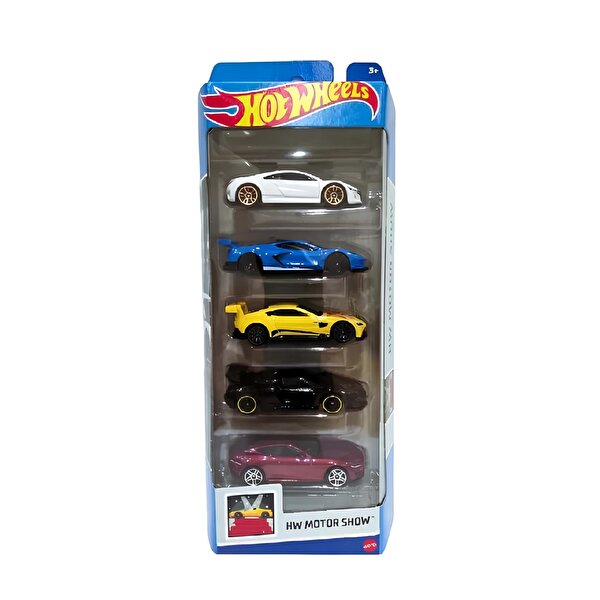 Hot Wheels Beşli Araba Seti Hw Motor Show HTV49