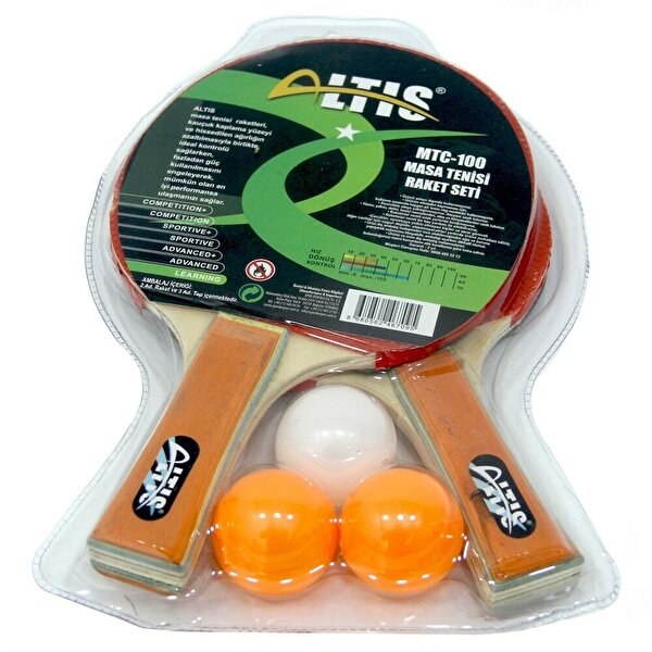 Altis Masa Tenisi Raket+Top Set