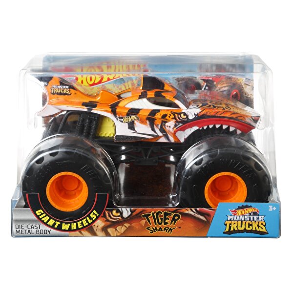 Hot Wheels Monster Trucks 1:24 Arabalar Tiger Shark GCX21
