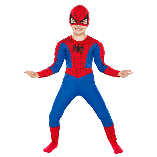 Spider Man Kaslı Kostüm 7-9 Yaş