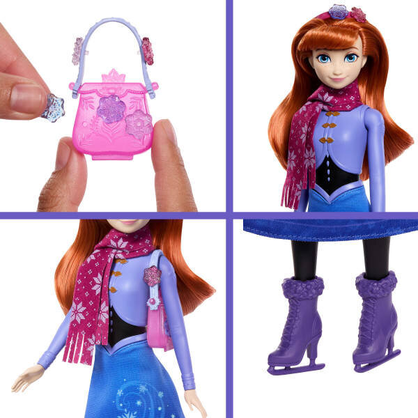 Disney Frozen Jewel Reveal Buz Patencisi Anna Sürprizli Bebek ve Aksesuar Seti JMC94