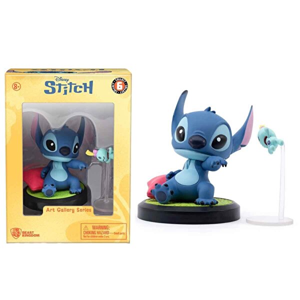 Disney Stitch Art Gallery Serisi Tekli Figür Paketi Stitch And His Lil Friend