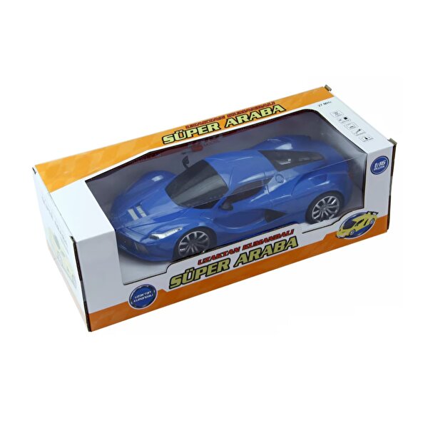 Şarjlı Işıklı Süper Mavi Spor Araba 217-A