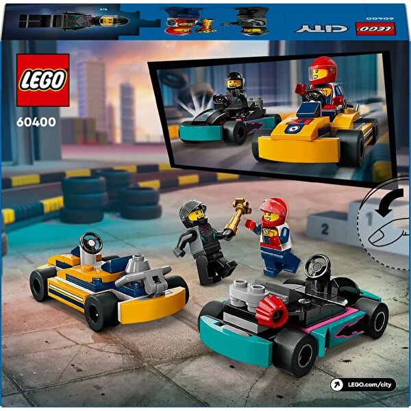 LEGO City Go-Kartlar ve Yarış Sürücüleri 60400