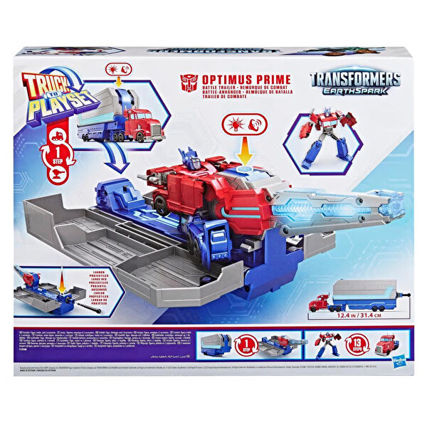 Transformers EarthSpark Optimus Prime Battle Oyun Seti
