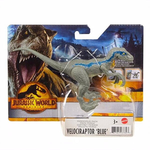 Jurassic World Tehlikeli Dinozor Figürü Velociraptor Blue GWD01
