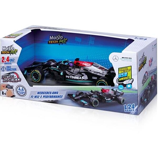 Maisto 1:24 Premium Rc F1 Mercedes Uzaktan Kumandalı Araba