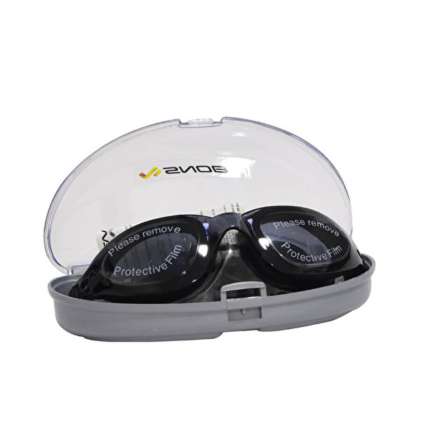 Snob Kutulu Yetişkin Yüzücü Gözlüğü Siyah G2120