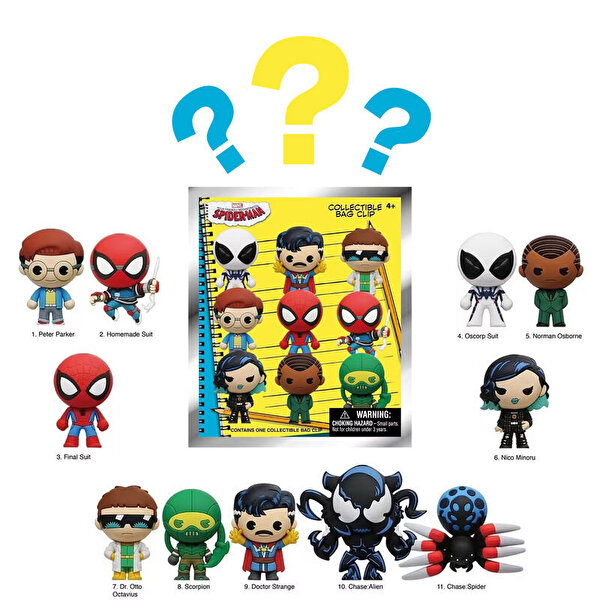 Monogram Spider Man Neighborhood Süpriz Klipsli Figür