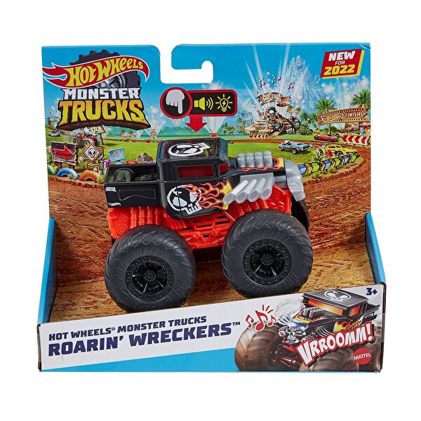 Hot Wheels Monster Trucks 1:43 Ölçekli Kükreyen Araçlar Bone Shaker HDX61