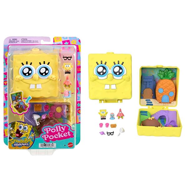 Polly Pocket Partnership Sünger Bob Mini Oyun Seti JKC84