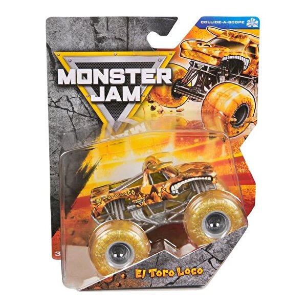 Monster Jam 1:64 El Toro Loco Sarı Boynuzlu