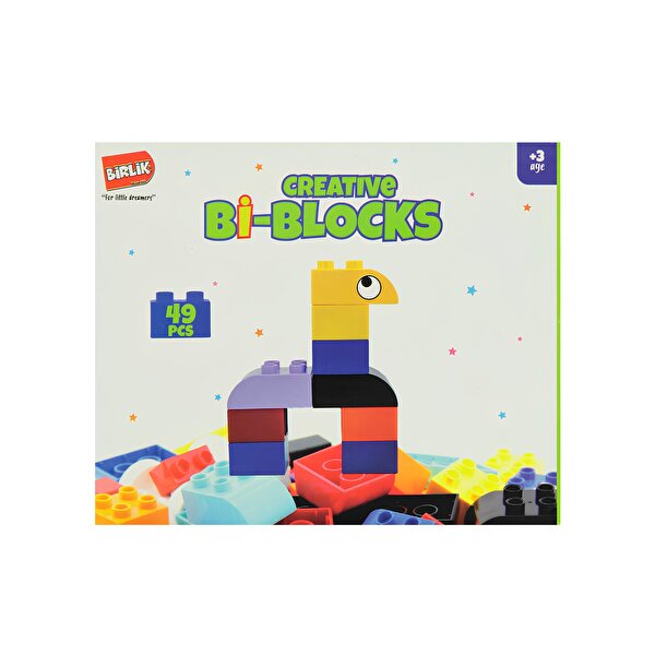 Bi-Blok Yaratıcı Blok Oyuncak 49 Parça