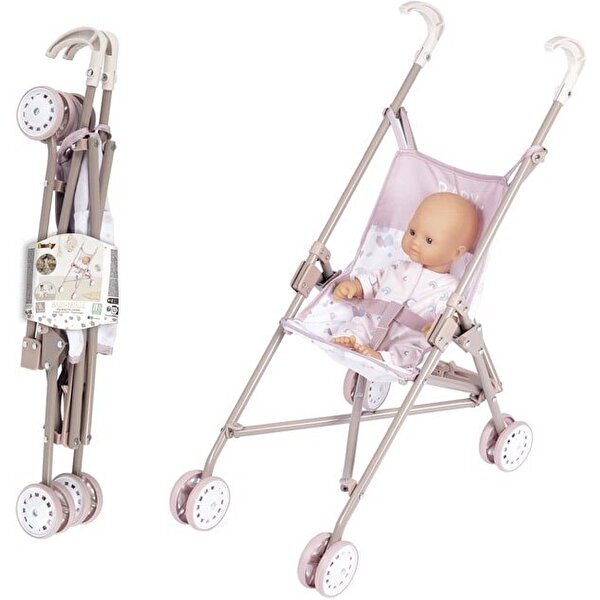Smoby Baby Nurse Katlanabilir Oyuncak Bebek Arabası