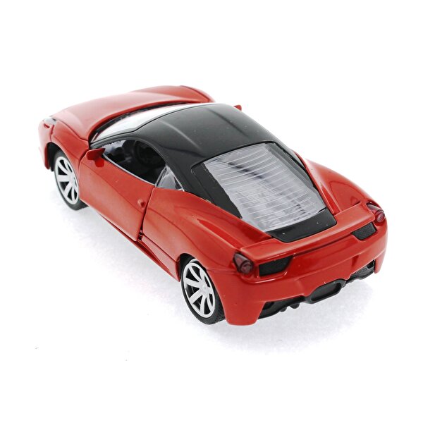 Diecast Sesli Işıklı Arabalar - Kırmızı Ferrari