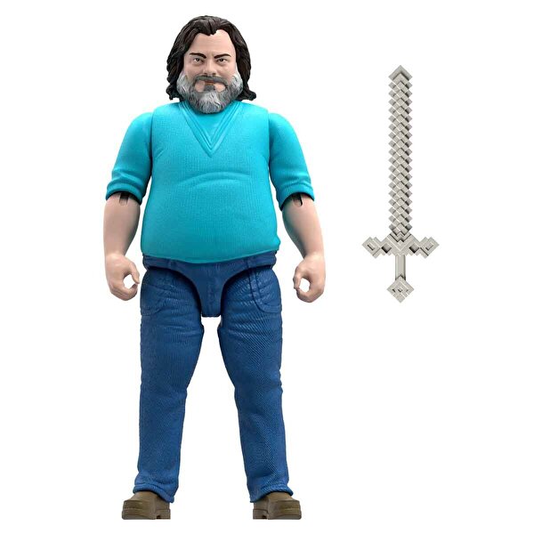 Minecraft Filmi Büyük Aksiyon Figürü Steve 30 Cm JGG67