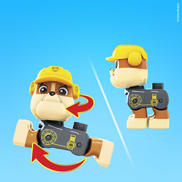 Mega Bloks Paw Patrol Rubble'ın İnşaat Kamyonu GYW91