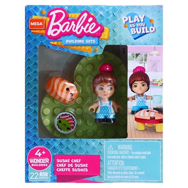 Mega Barbie Mini Figürler Serisi Sushi Şefi GWR26