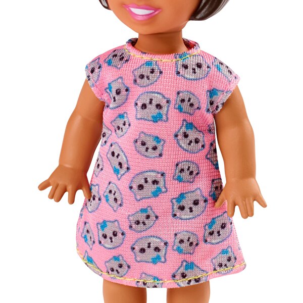 Barbie Bebek Bakıcısı Temalı Oyun Setleri Pembe Çadır Oyun Seti FXG97