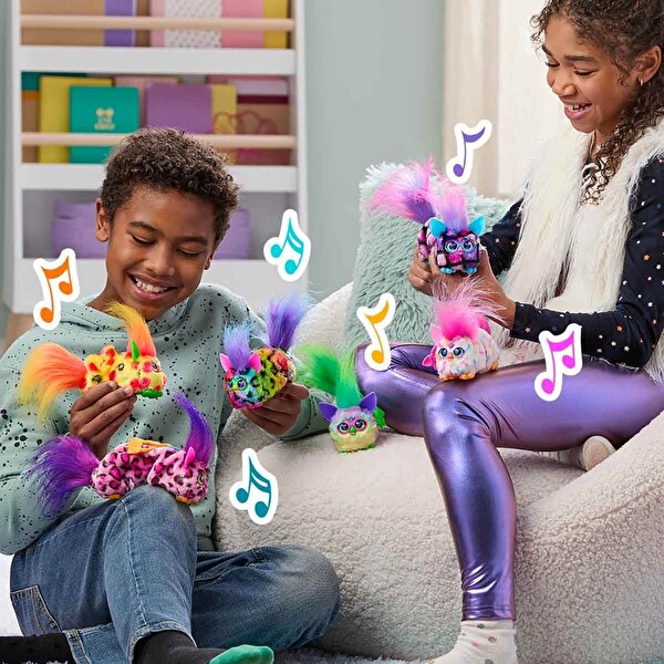 Sesli Dj Furby Furblets İnteraktif Peluş Pepp-Oh-Roni G1784