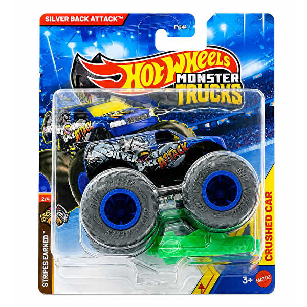 Hot Wheels Monster Trucks 1:64 Arabalar Silver Back Attack JHY67
