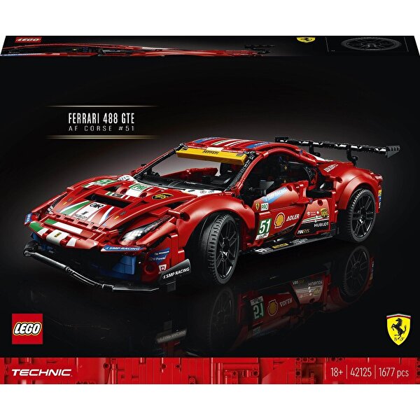LEGO TECHNIC FERRARİ 488 GTE ?AF CORSE #51? 
