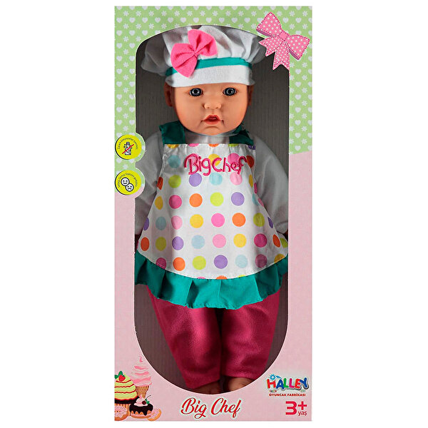 Aşçı Bebek 45 Cm Kalpli̇ Elbi̇seli̇