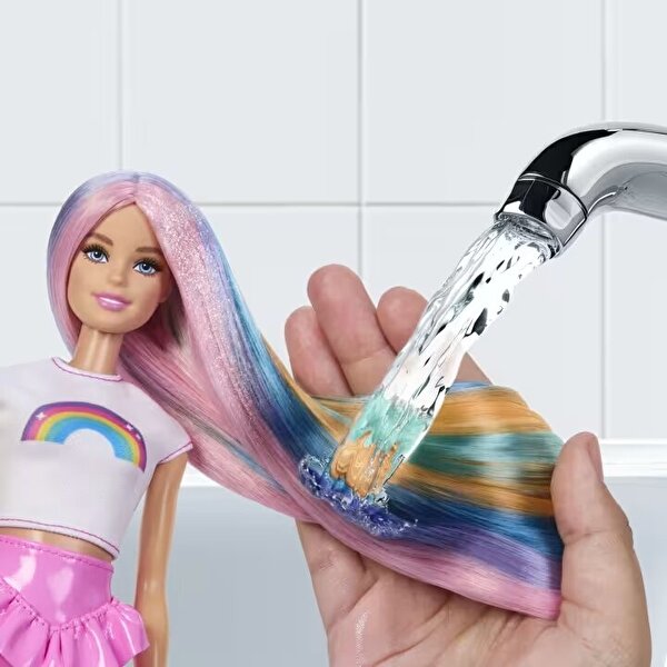 Barbie Gökkuşağı Saçlar Bebeği JJP07