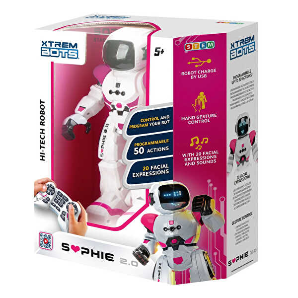 Xtrem Bots Yürüyebilen Kumandalı Sesli Robot Sophie