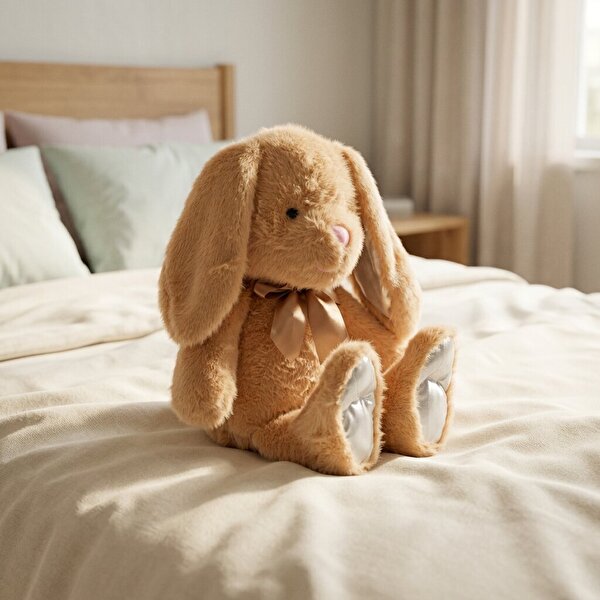 Kahverengi Peluş Tavşan 50 Cm