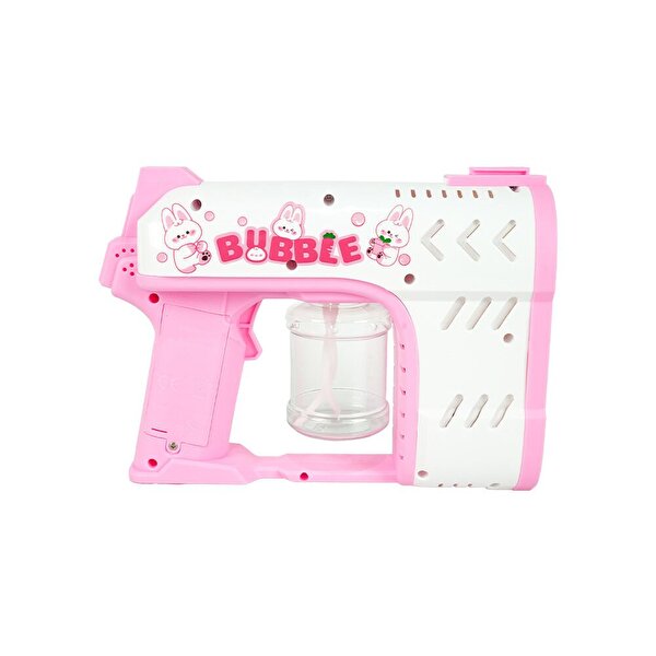 Bubble Blaster Işıklı ve Müzikli Çift Çıkışlı Köpük Tabancası Pembe