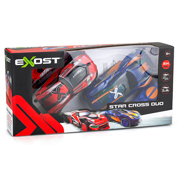 Silverlit Exost Star Serisi Kumandalı 2 Araçlı Yarış Seti