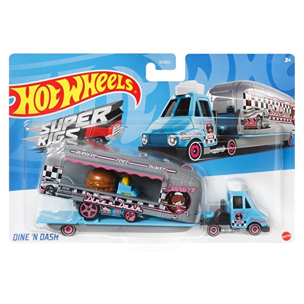 Hot Wheels Taşıyıcı Tırlar Dine'N Dash HMF90