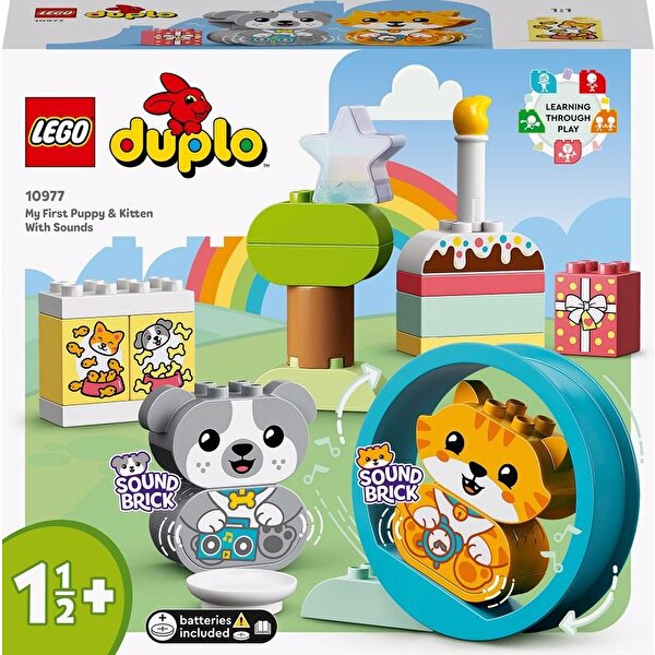 LEGO Duplo Sesli İlk Yavru Köpeğim ve Yavru Kedim 10977