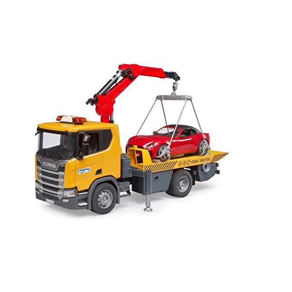 Bruder Scania 560R Çekici Ve Roadster Araba