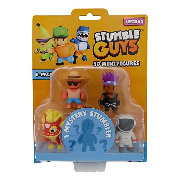 Stumble Guys 5'li Mini Figür Seti 1 S3 40025