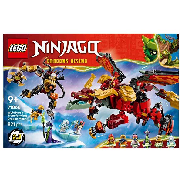 LEGO Ninjago Wyldfyre'ın Dönüşen Ejderha Robotu 71868