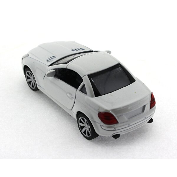 Diecast Sesli Işıklı Arabalar - Beyaz