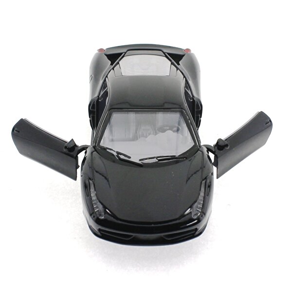 Diecast Sesli Işıklı Arabalar - Siyah Ferrari
