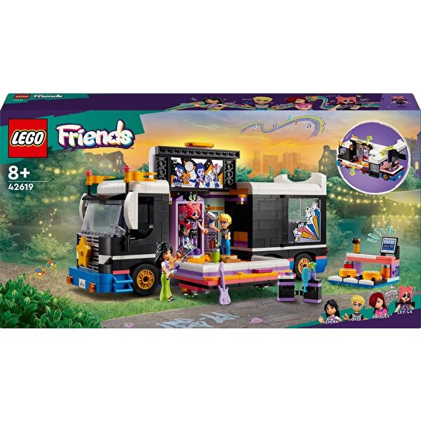 LEGO Friends Pop Star Müzik Turne Otobüsü 42619