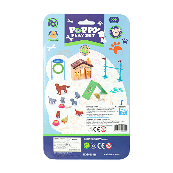 Evcil Hayvan Aksesuarlı Yavru Köpek Oyun Seti