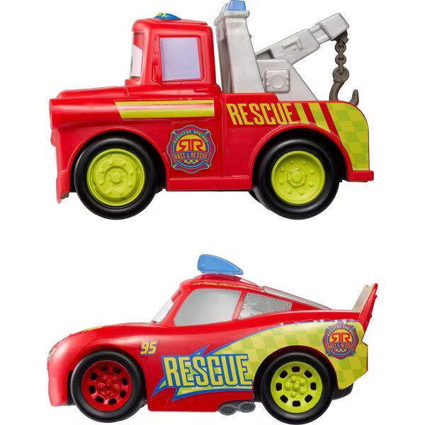Disney Pixar Cars Track Talkers Şimşek McQueen ve Mater Sesli Araç Seti JMT56