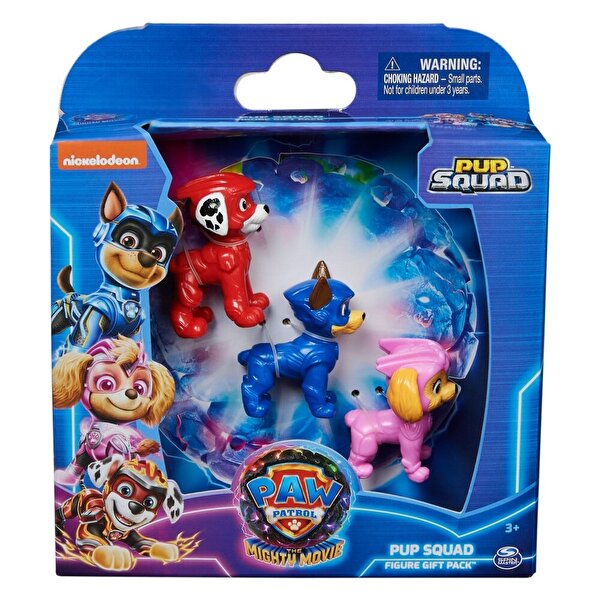 Paw Patrol Pup Squad 3'lü Mini Figür Seti