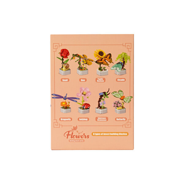 Mega Çi̇çekler ve Böcekler Yapı Blokları Yusufçuk
